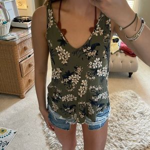 AE floral tank top